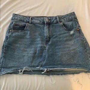Blue jean skirt